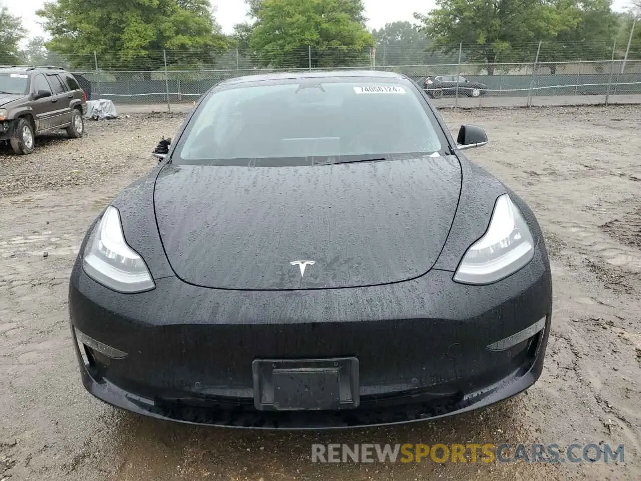 5 fotografías del automóvil dañado 5YJ3E1EC3LF791637 TESLA MODEL 3 2020