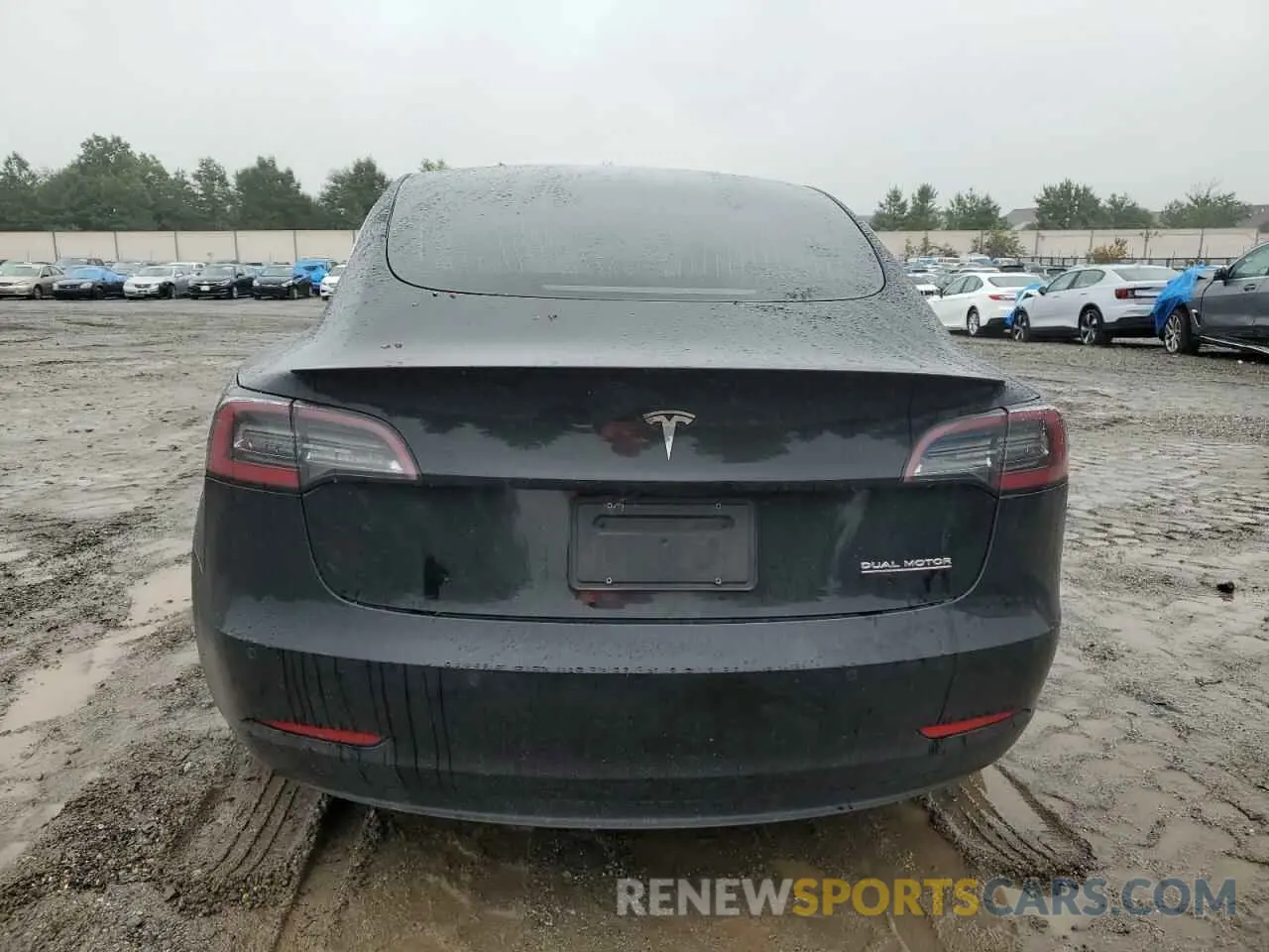 6 fotografías del automóvil dañado 5YJ3E1EC3LF791637 TESLA MODEL 3 2020