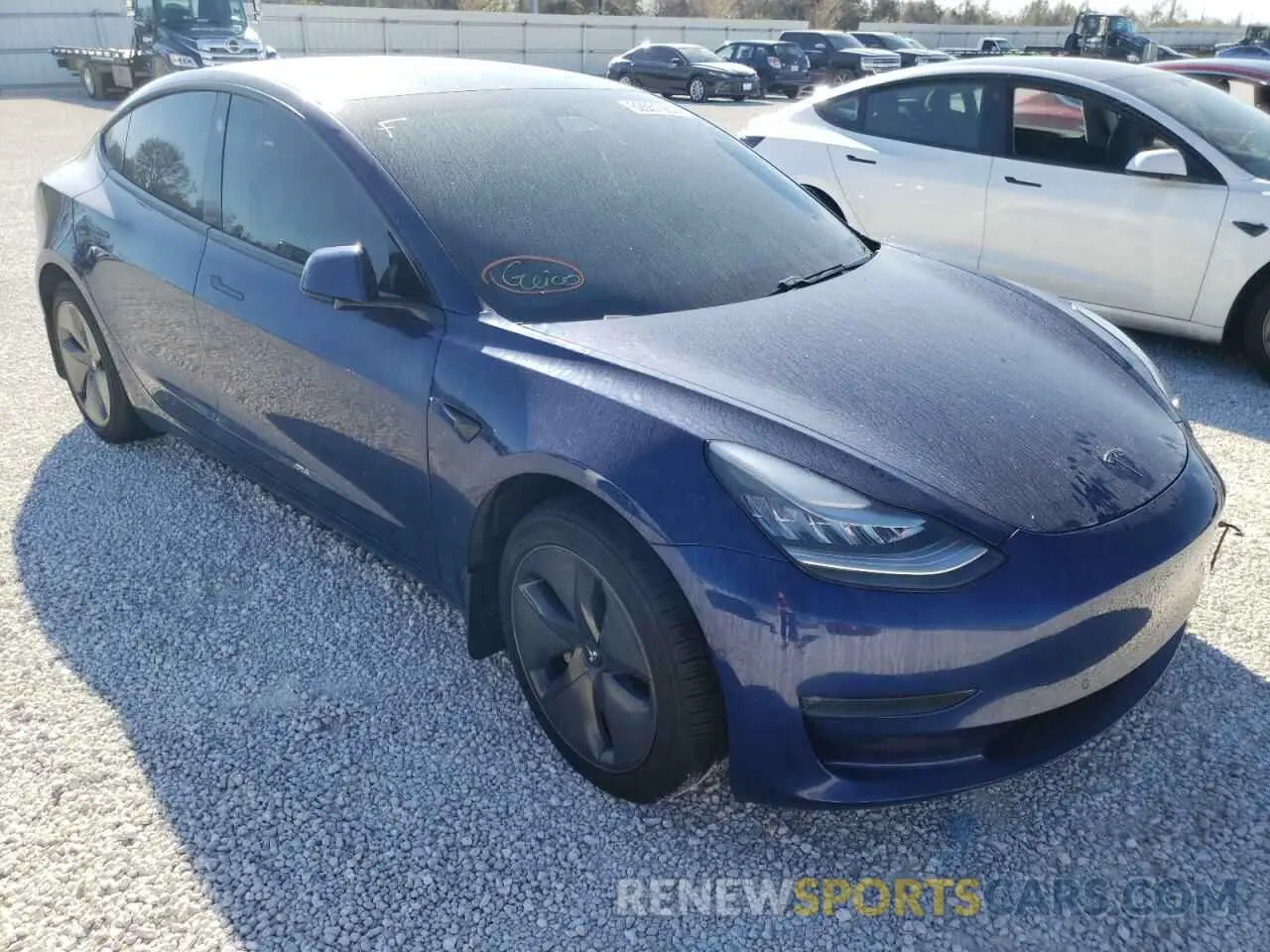 1 fotografías del automóvil dañado 5YJ3E1EC4LF586599 TESLA MODEL 3 2020