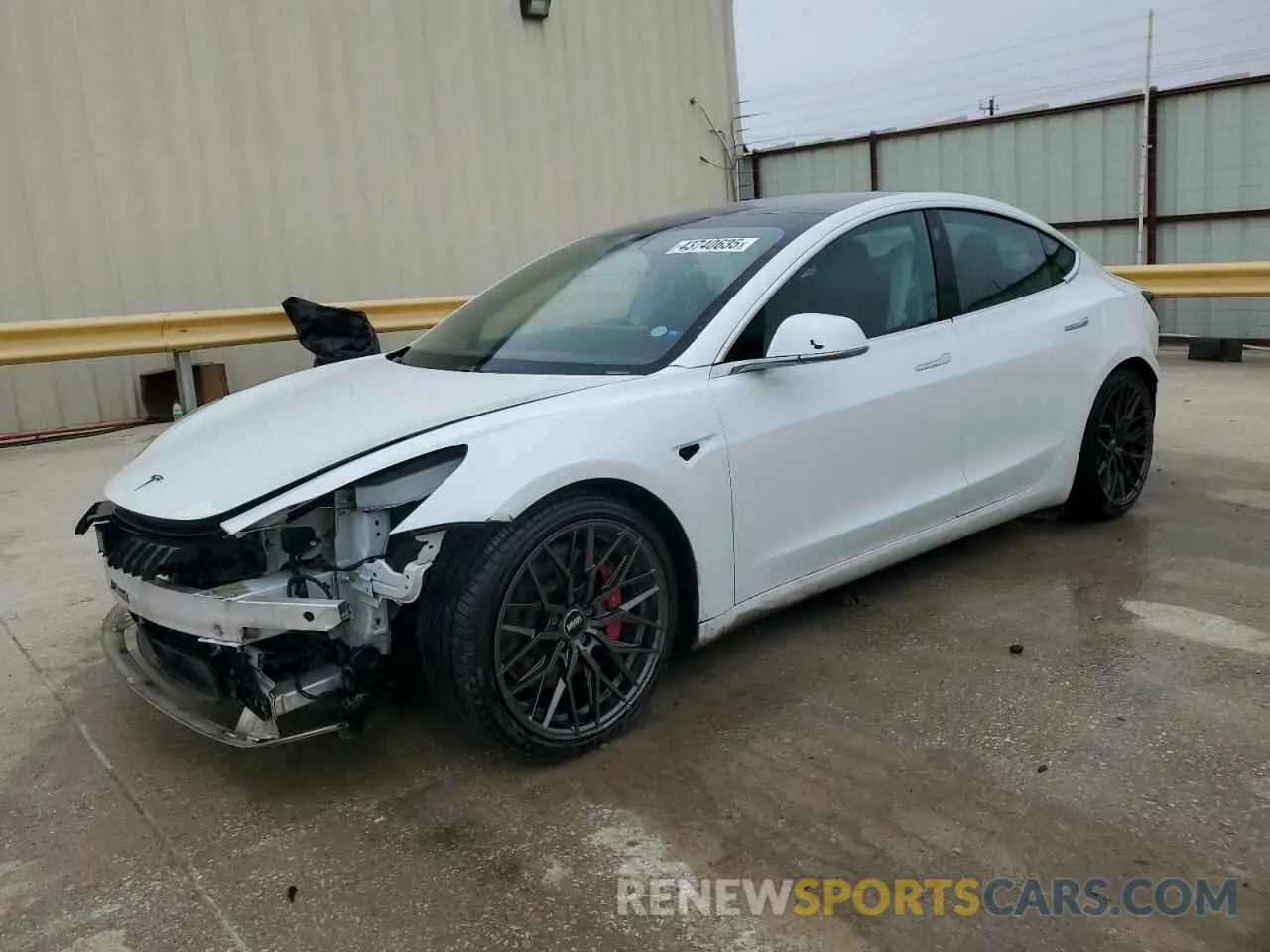 1 fotografías del automóvil dañado 5YJ3E1EC4LF624154 TESLA MODEL 3 2020
