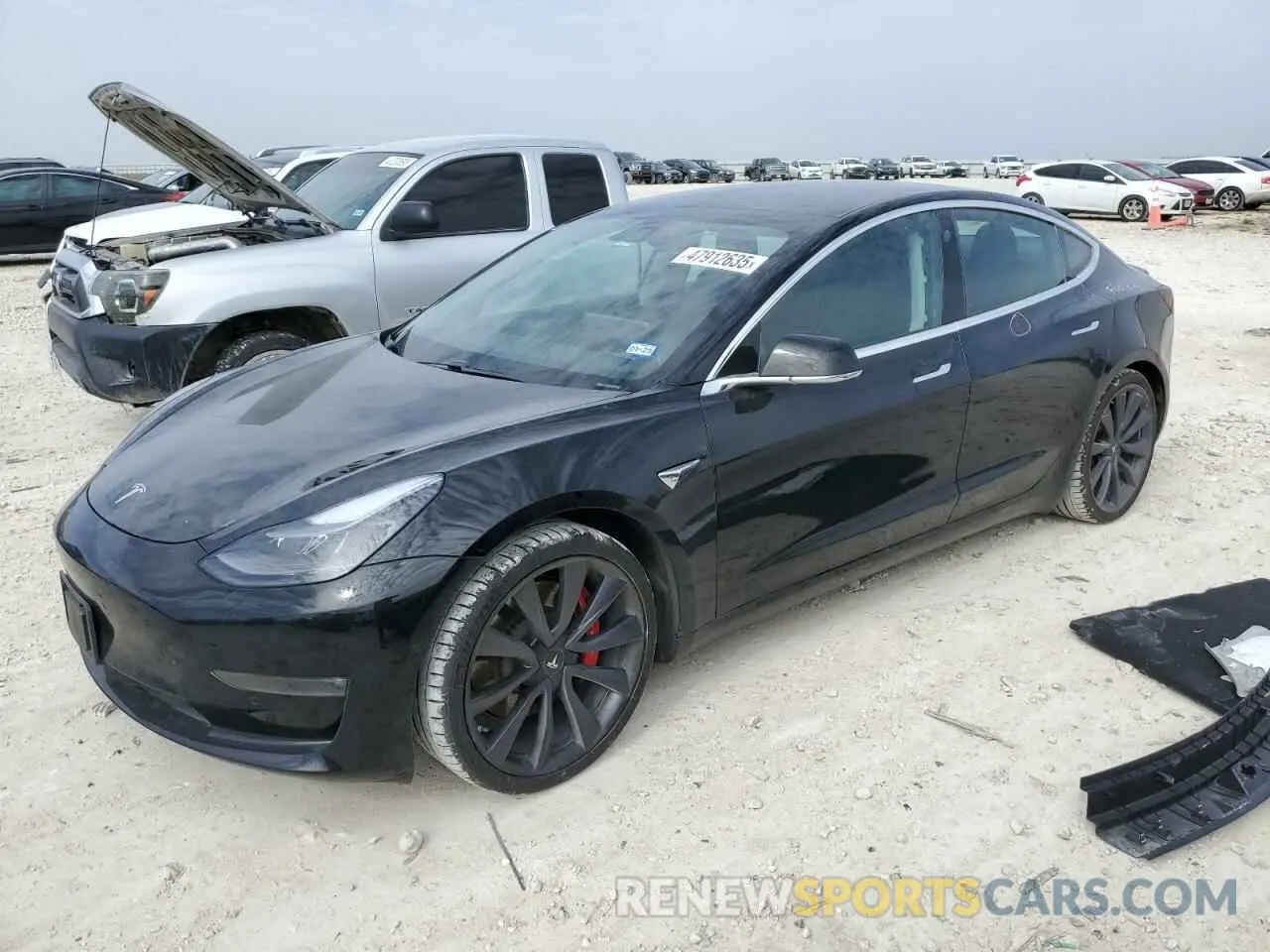 1 fotografías del automóvil dañado 5YJ3E1EC4LF640676 TESLA MODEL 3 2020