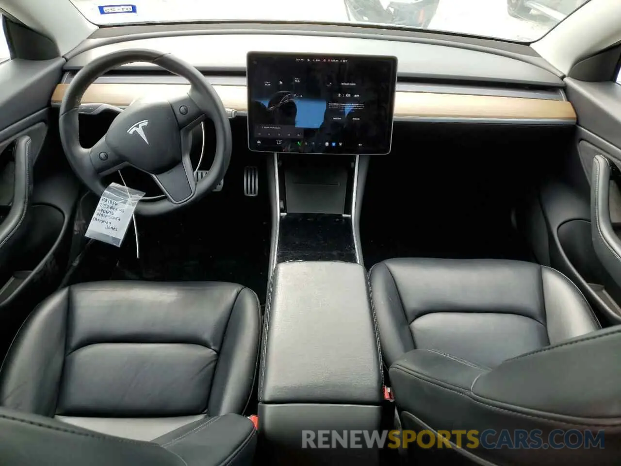 8 fotografías del automóvil dañado 5YJ3E1EC4LF640676 TESLA MODEL 3 2020