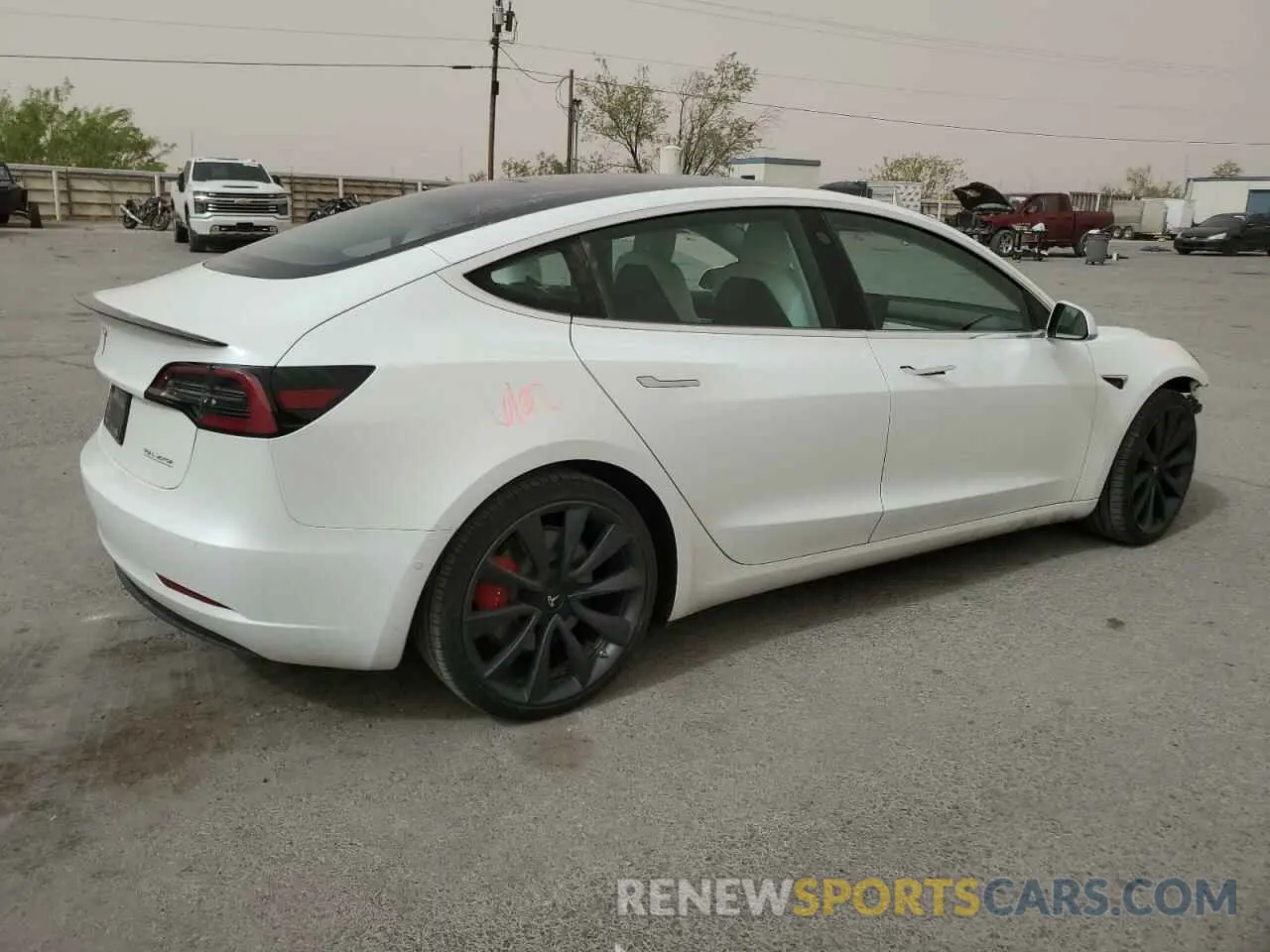 3 fotografías del automóvil dañado 5YJ3E1EC4LF642024 TESLA MODEL 3 2020