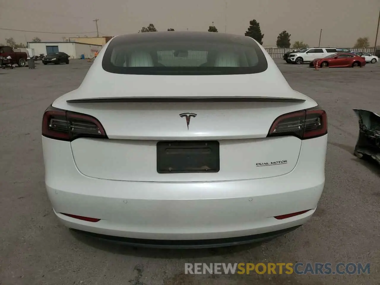 6 fotografías del automóvil dañado 5YJ3E1EC4LF642024 TESLA MODEL 3 2020