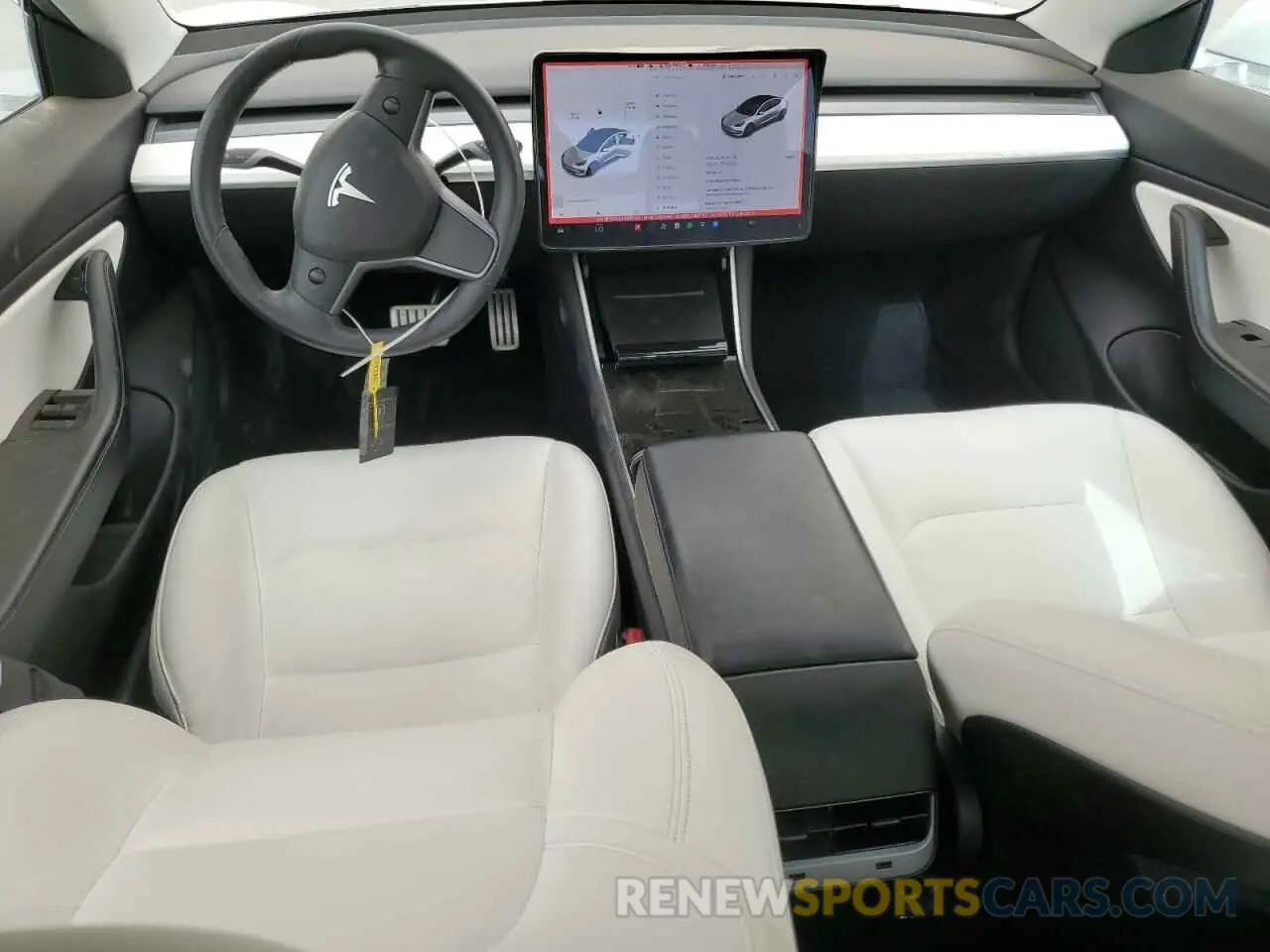 8 fotografías del automóvil dañado 5YJ3E1EC4LF642024 TESLA MODEL 3 2020