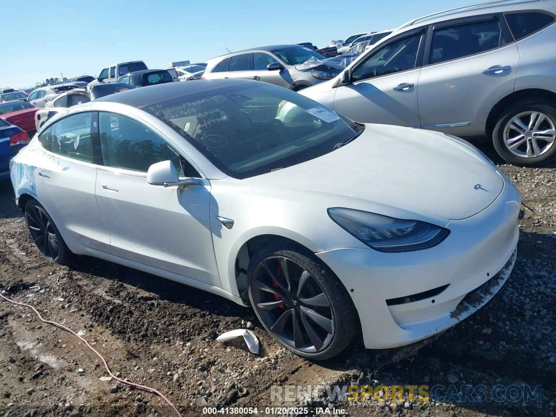 1 fotografías del automóvil dañado 5YJ3E1EC4LF714176 TESLA MODEL 3 2020