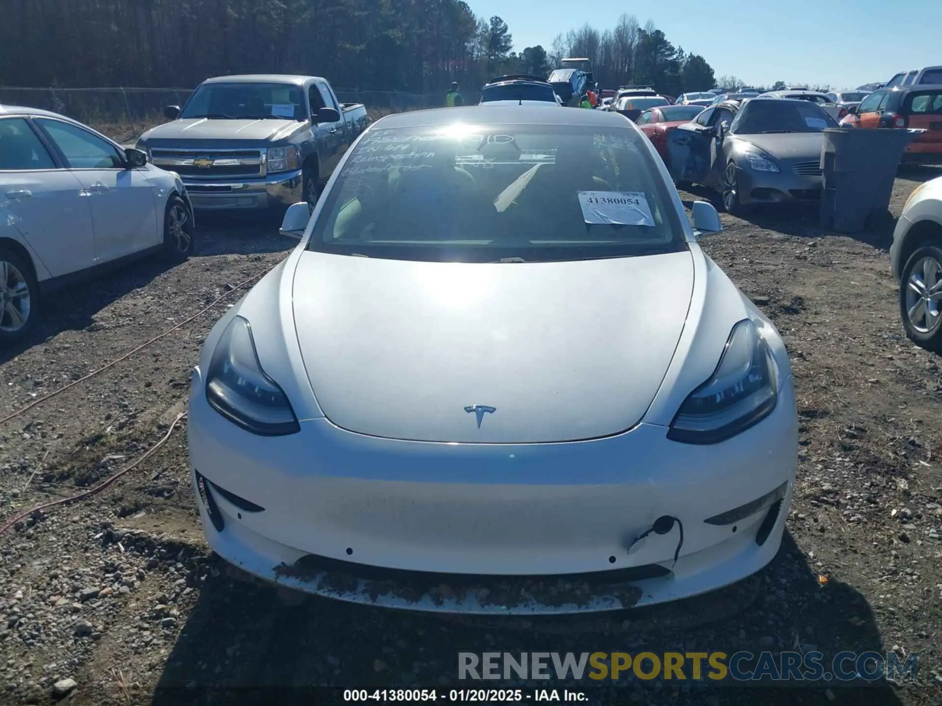 11 fotografías del automóvil dañado 5YJ3E1EC4LF714176 TESLA MODEL 3 2020