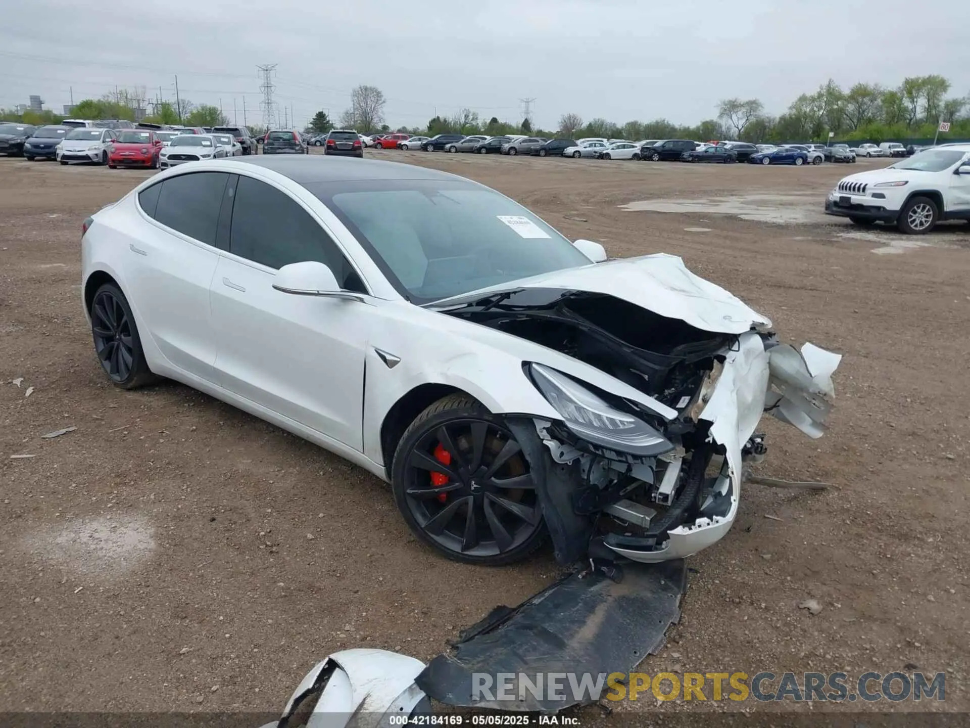 1 fotografías del automóvil dañado 5YJ3E1EC4LF719149 TESLA MODEL 3 2020