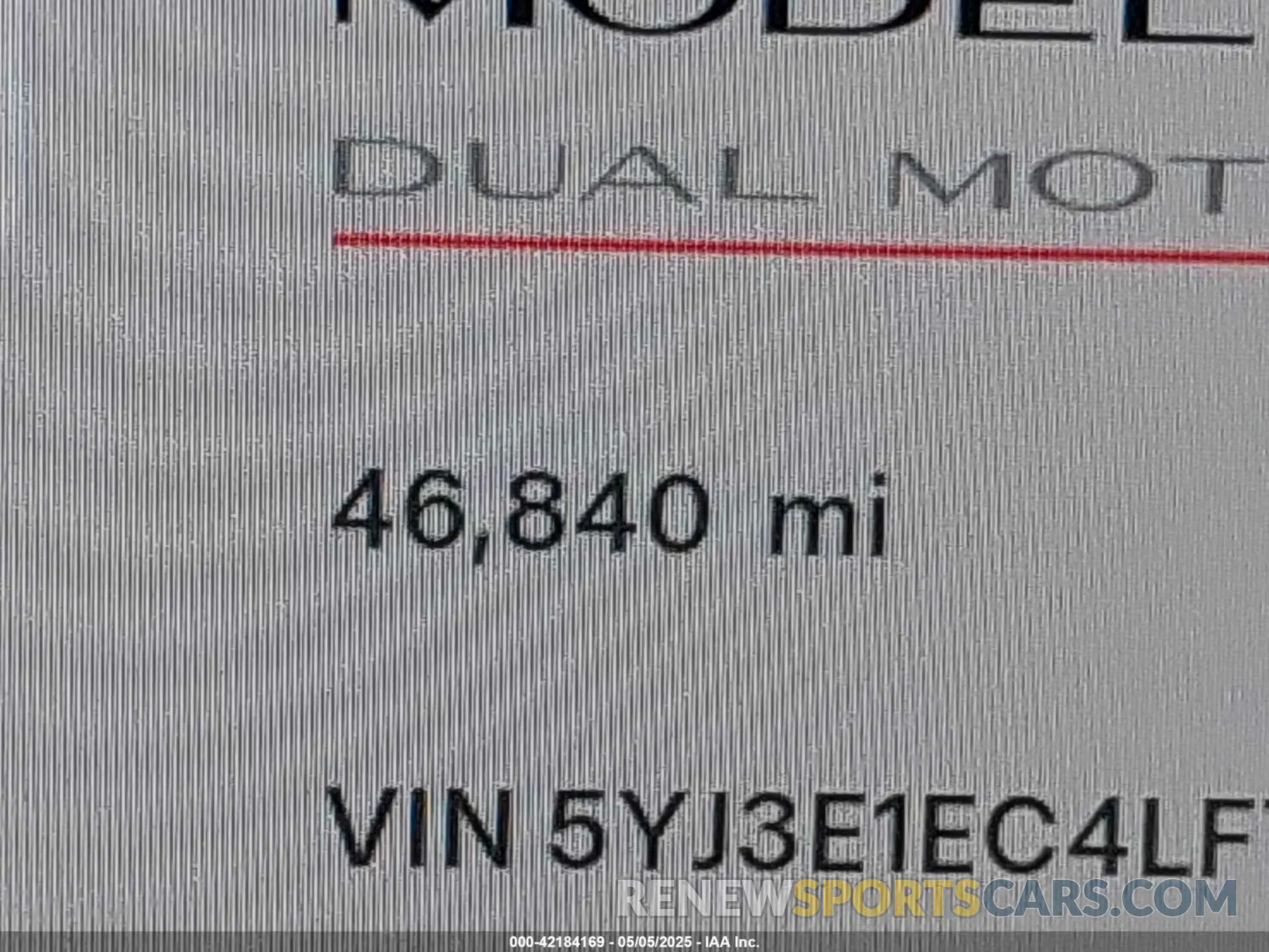 15 fotografías del automóvil dañado 5YJ3E1EC4LF719149 TESLA MODEL 3 2020