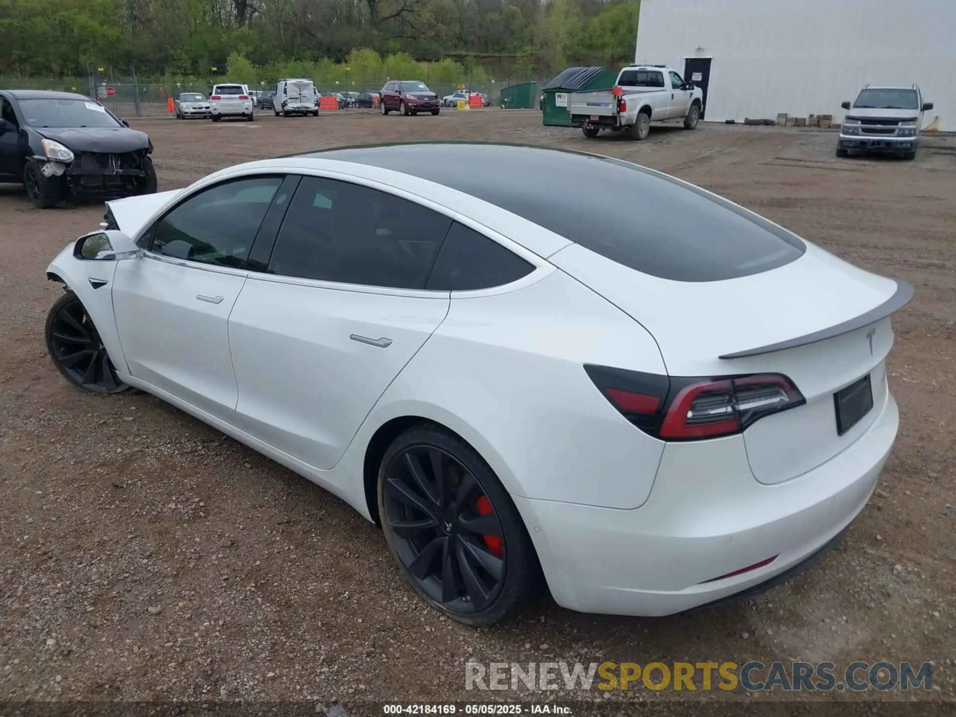 3 fotografías del automóvil dañado 5YJ3E1EC4LF719149 TESLA MODEL 3 2020