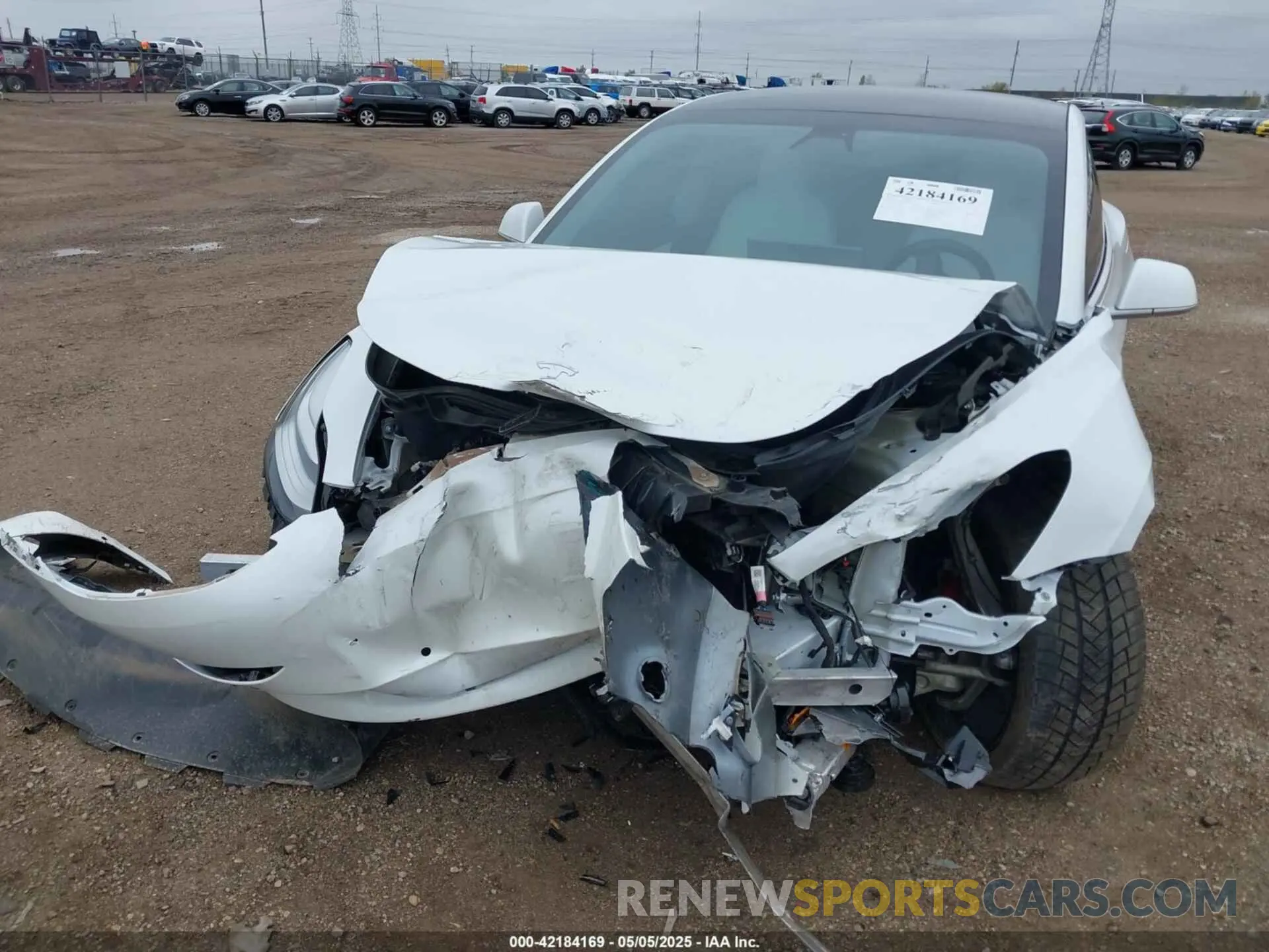 6 fotografías del automóvil dañado 5YJ3E1EC4LF719149 TESLA MODEL 3 2020