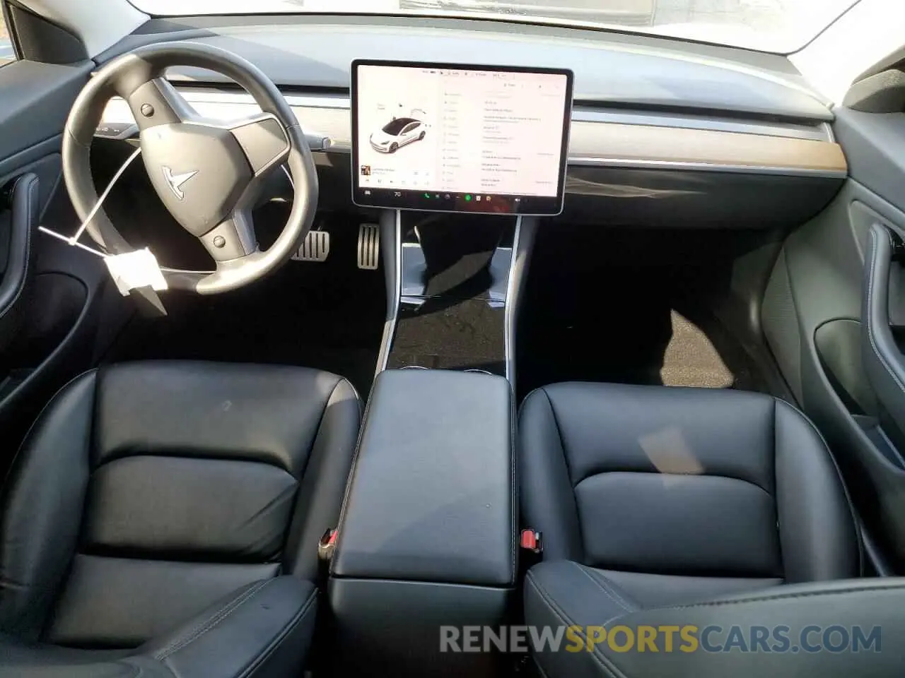 8 fotografías del automóvil dañado 5YJ3E1EC4LF719331 TESLA MODEL 3 2020