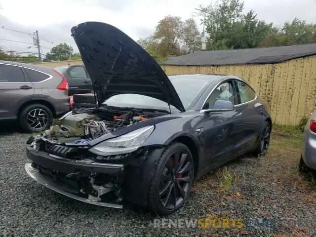 1 fotografías del automóvil dañado 5YJ3E1EC5LF603412 TESLA MODEL 3 2020