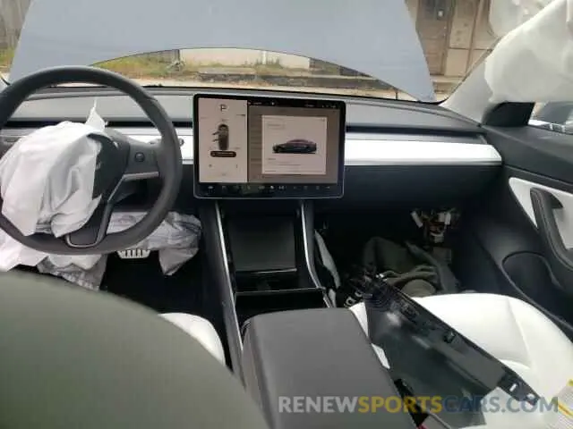 9 fotografías del automóvil dañado 5YJ3E1EC5LF603412 TESLA MODEL 3 2020