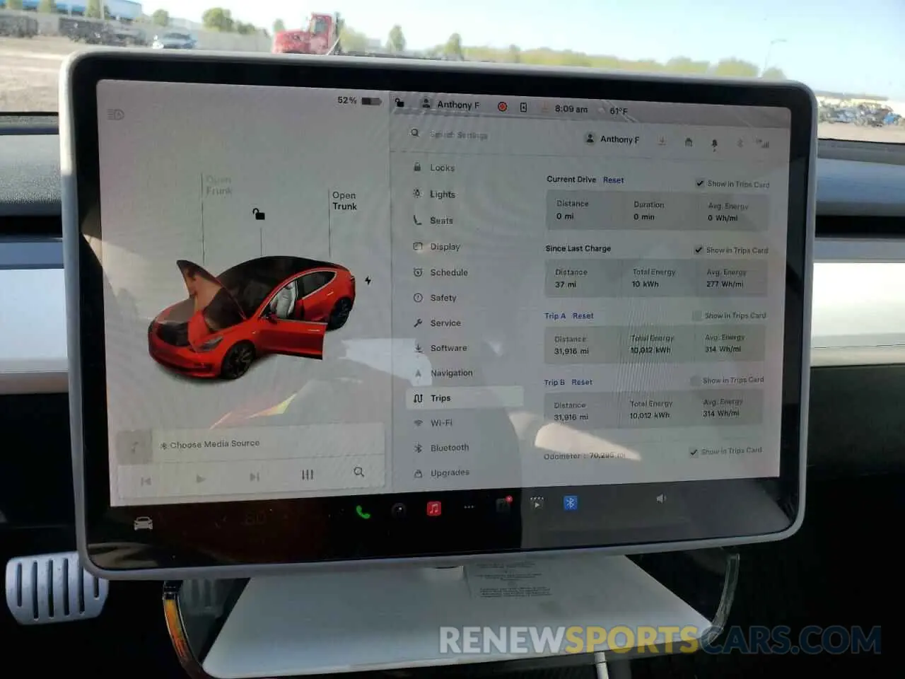9 fotografías del automóvil dañado 5YJ3E1EC5LF624809 TESLA MODEL 3 2020