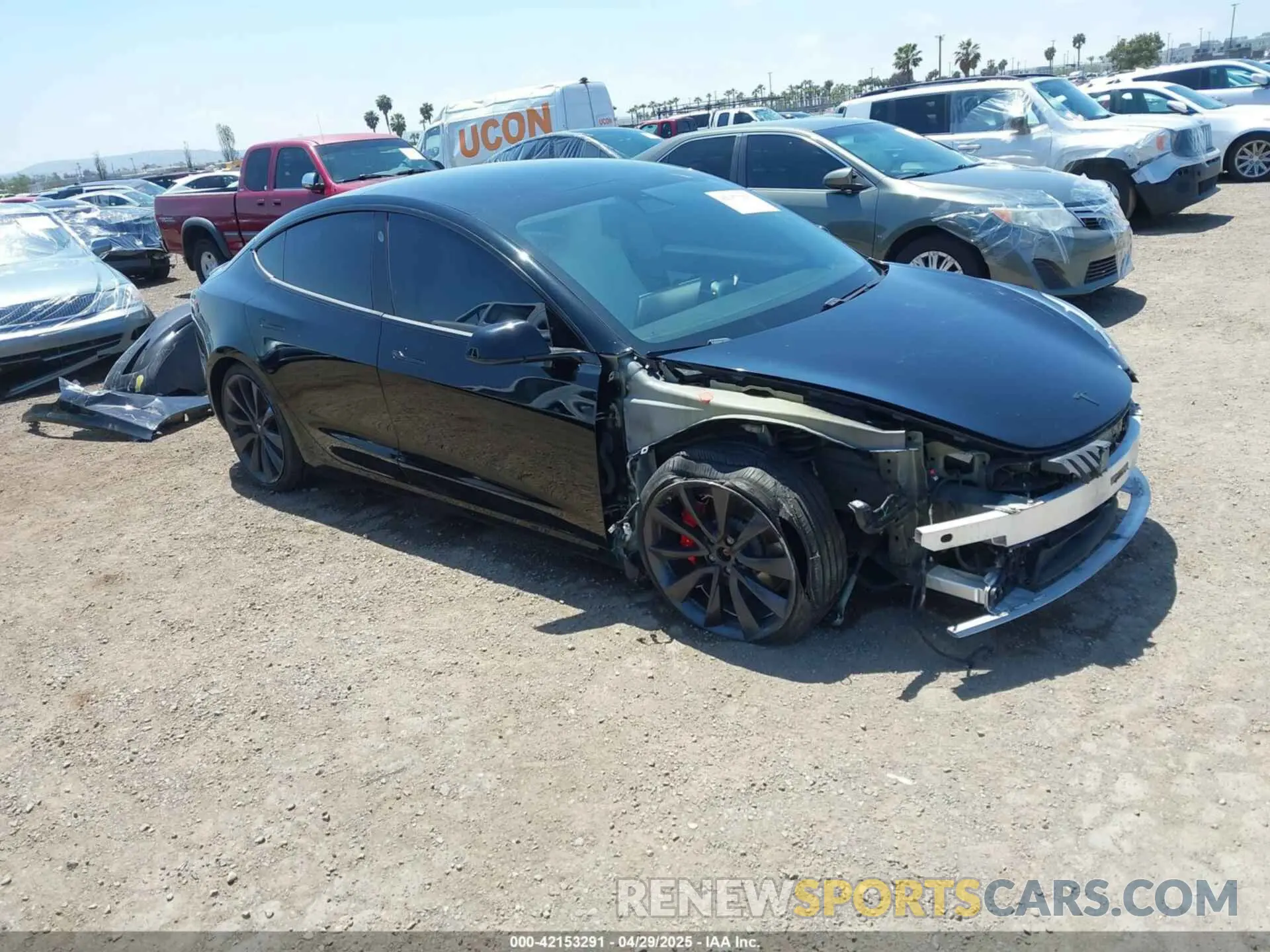 1 fotografías del automóvil dañado 5YJ3E1EC5LF641593 TESLA MODEL 3 2020