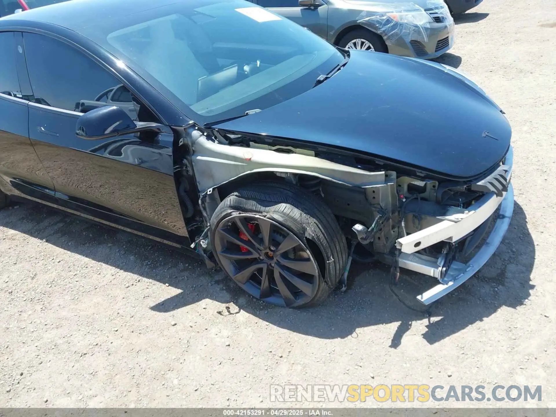 6 fotografías del automóvil dañado 5YJ3E1EC5LF641593 TESLA MODEL 3 2020