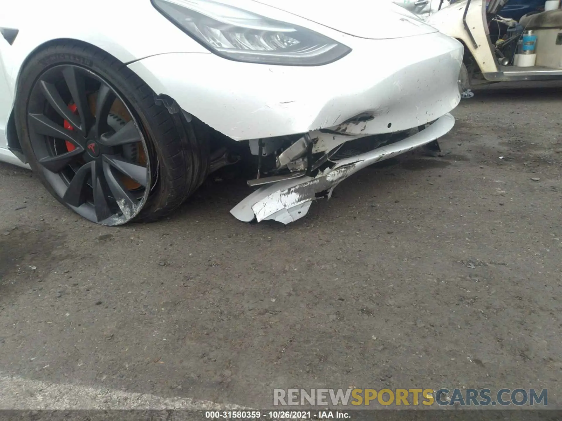 6 fotografías del automóvil dañado 5YJ3E1EC5LF642257 TESLA MODEL 3 2020