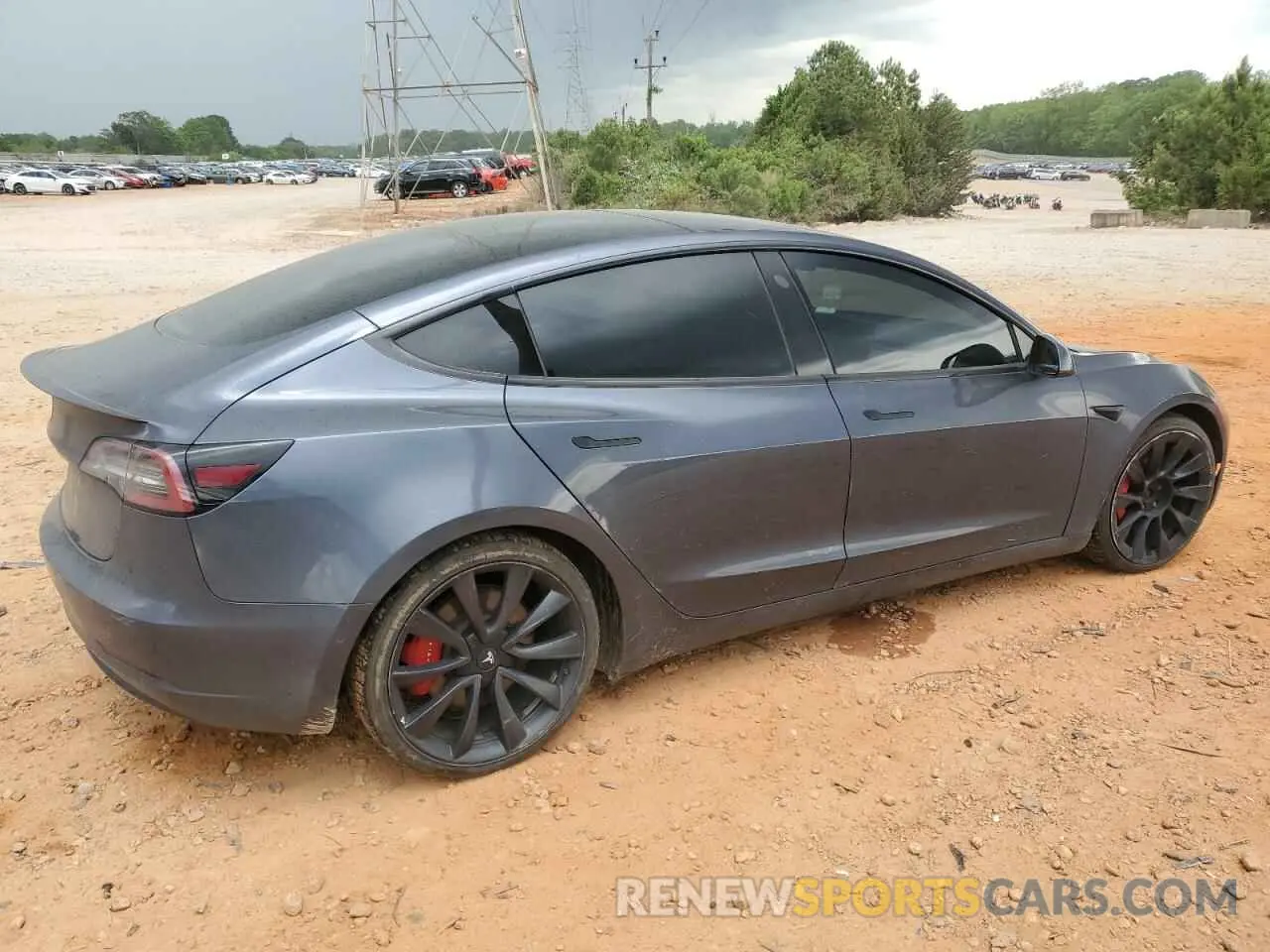 3 fotografías del automóvil dañado 5YJ3E1EC5LF646941 TESLA MODEL 3 2020