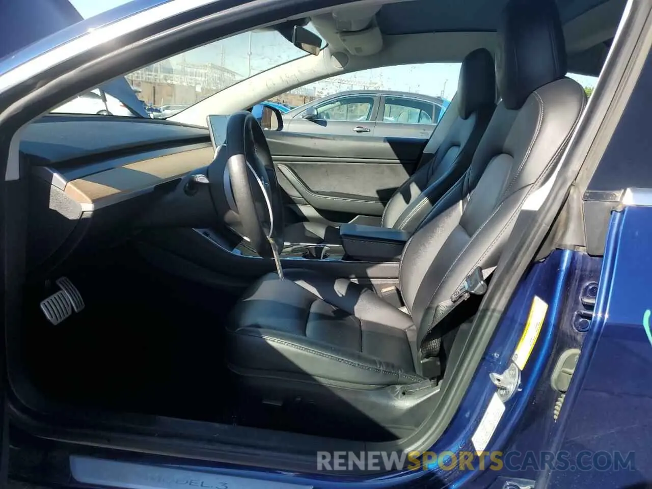 7 fotografías del automóvil dañado 5YJ3E1EC5LF647085 TESLA MODEL 3 2020