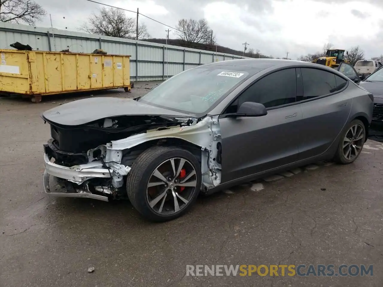 1 fotografías del automóvil dañado 5YJ3E1EC5LF736428 TESLA MODEL 3 2020