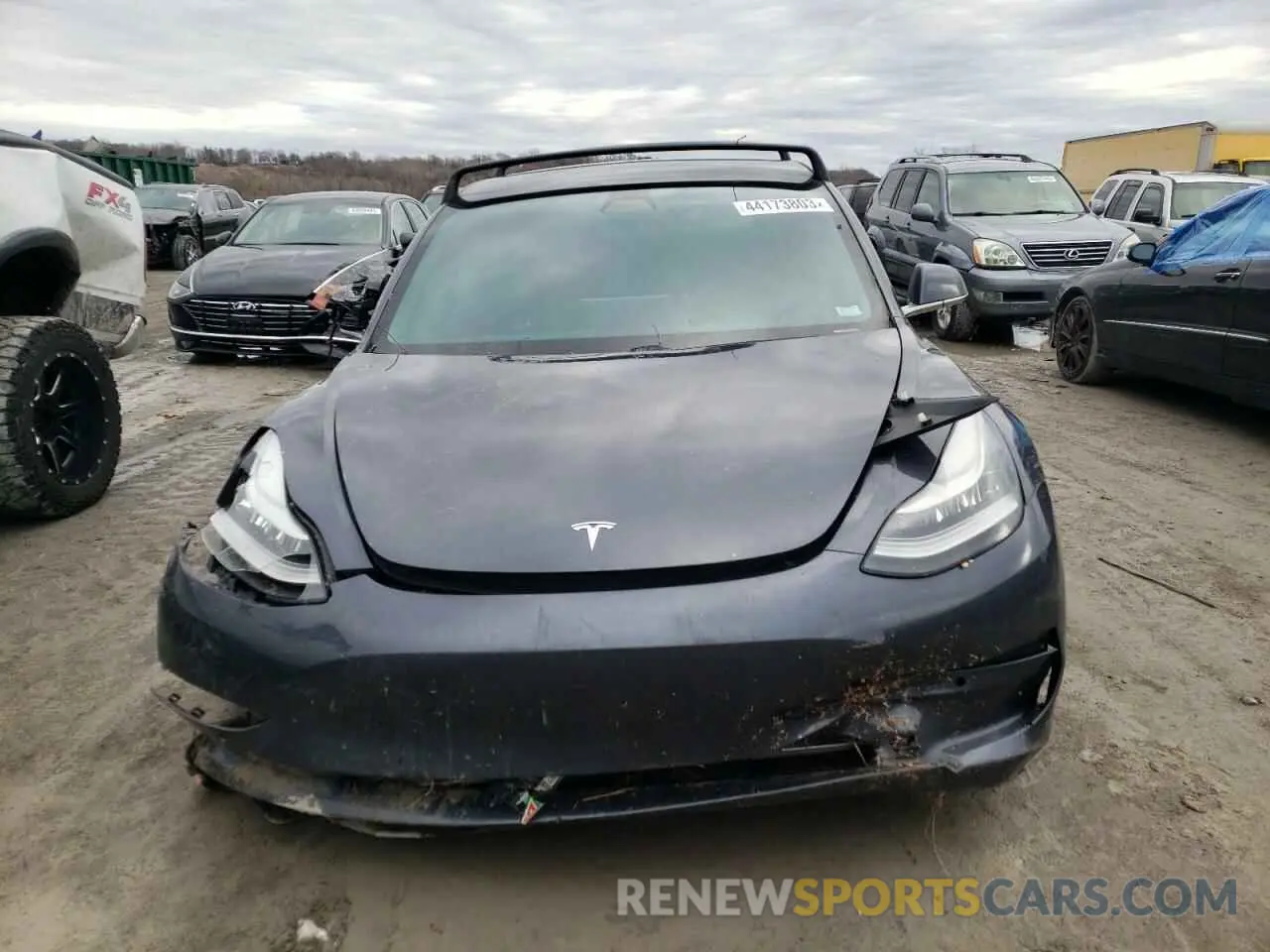 5 fotografías del automóvil dañado 5YJ3E1EC6LF602897 TESLA MODEL 3 2020