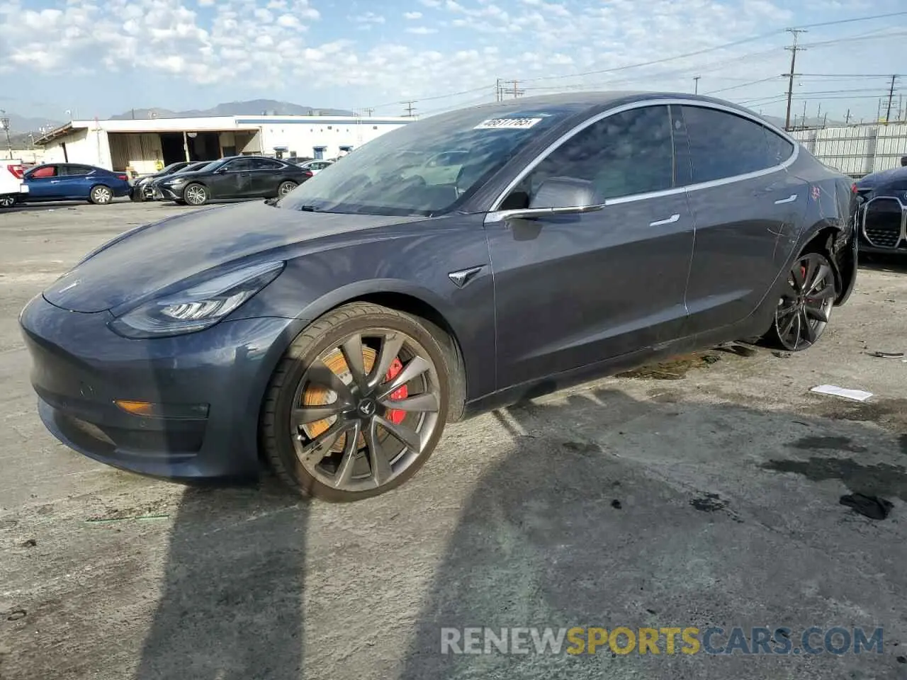 1 fotografías del automóvil dañado 5YJ3E1EC6LF648049 TESLA MODEL 3 2020