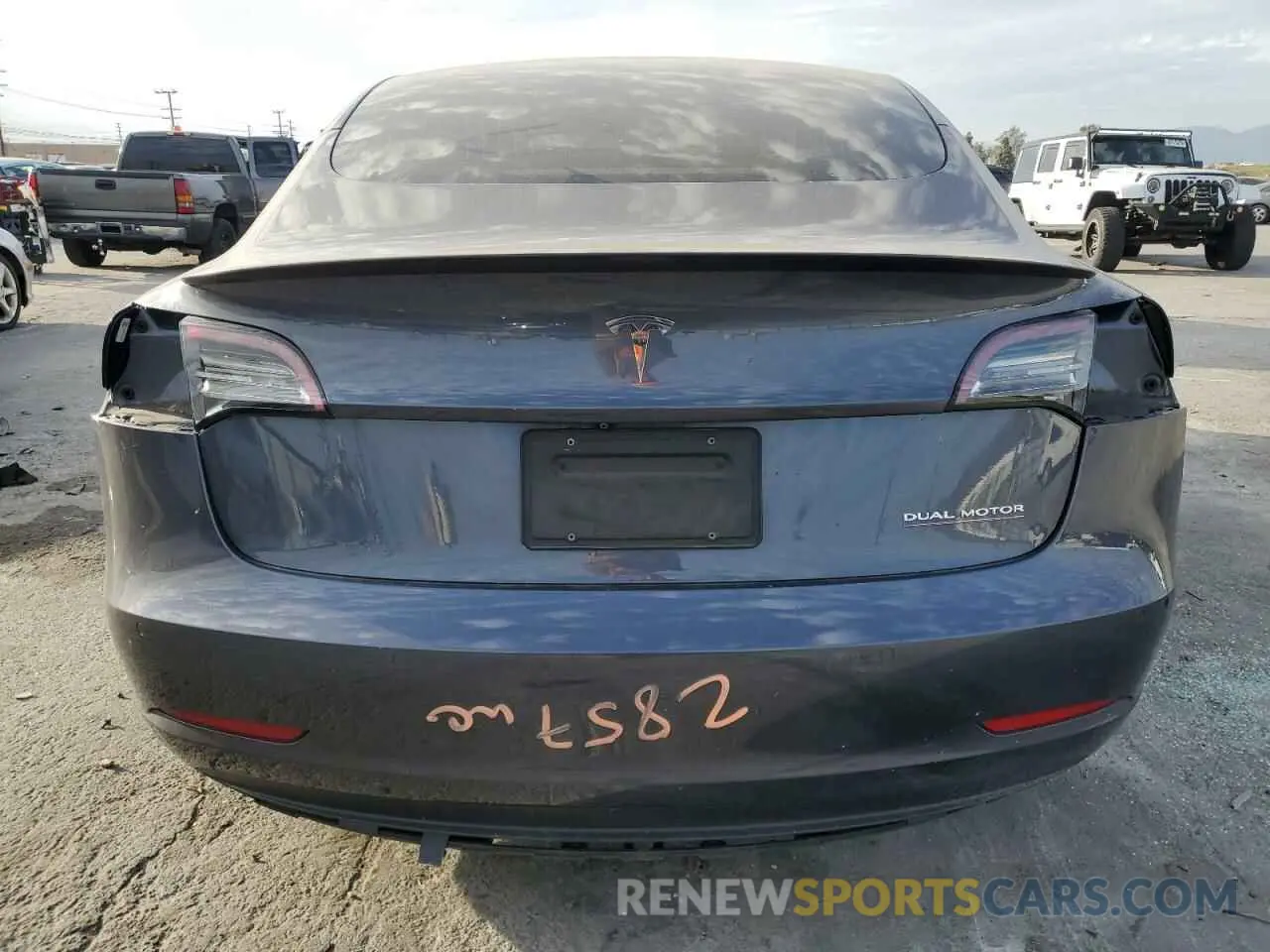 6 fotografías del automóvil dañado 5YJ3E1EC6LF648049 TESLA MODEL 3 2020