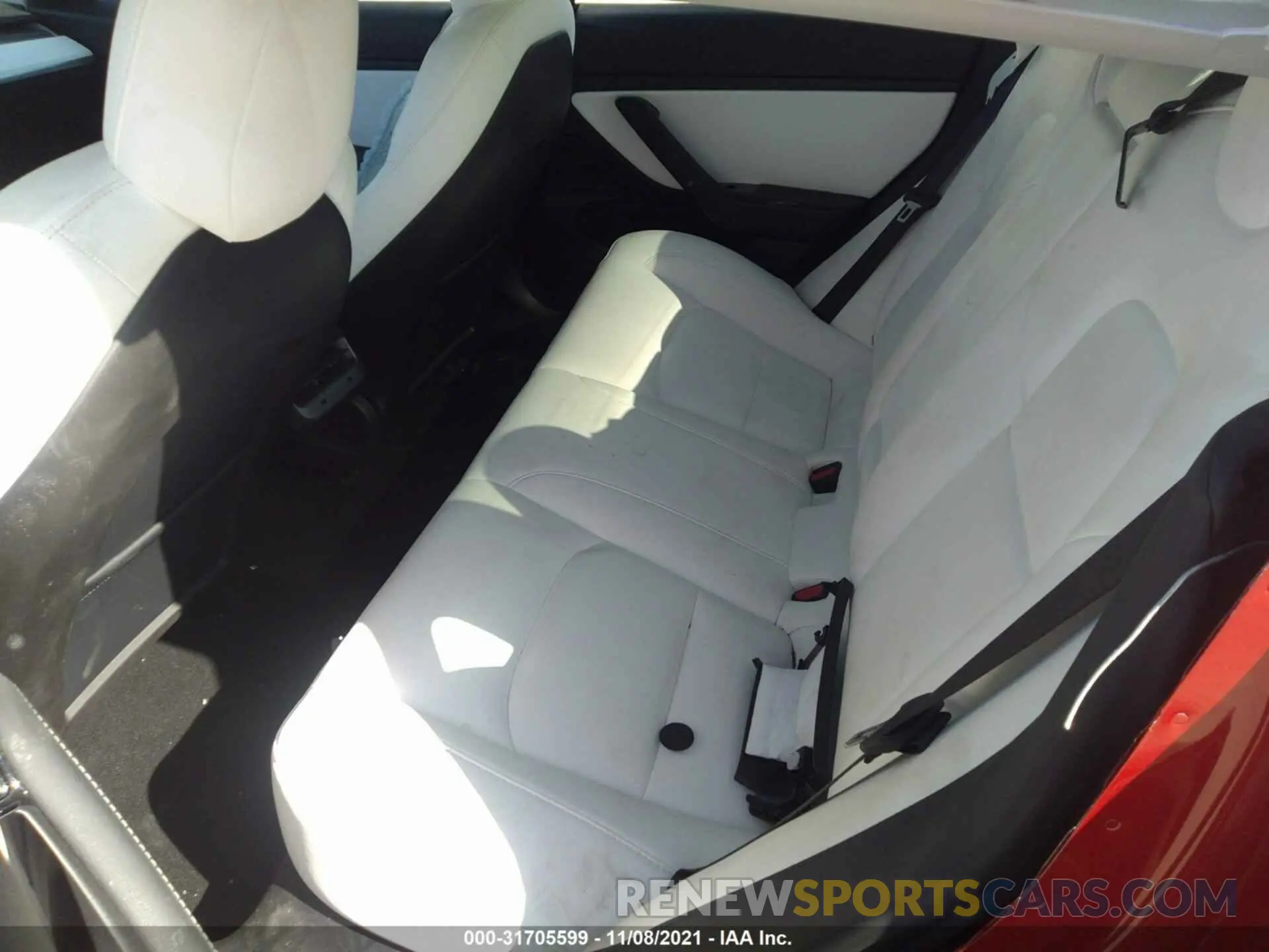 8 fotografías del automóvil dañado 5YJ3E1EC6LF669600 TESLA MODEL 3 2020