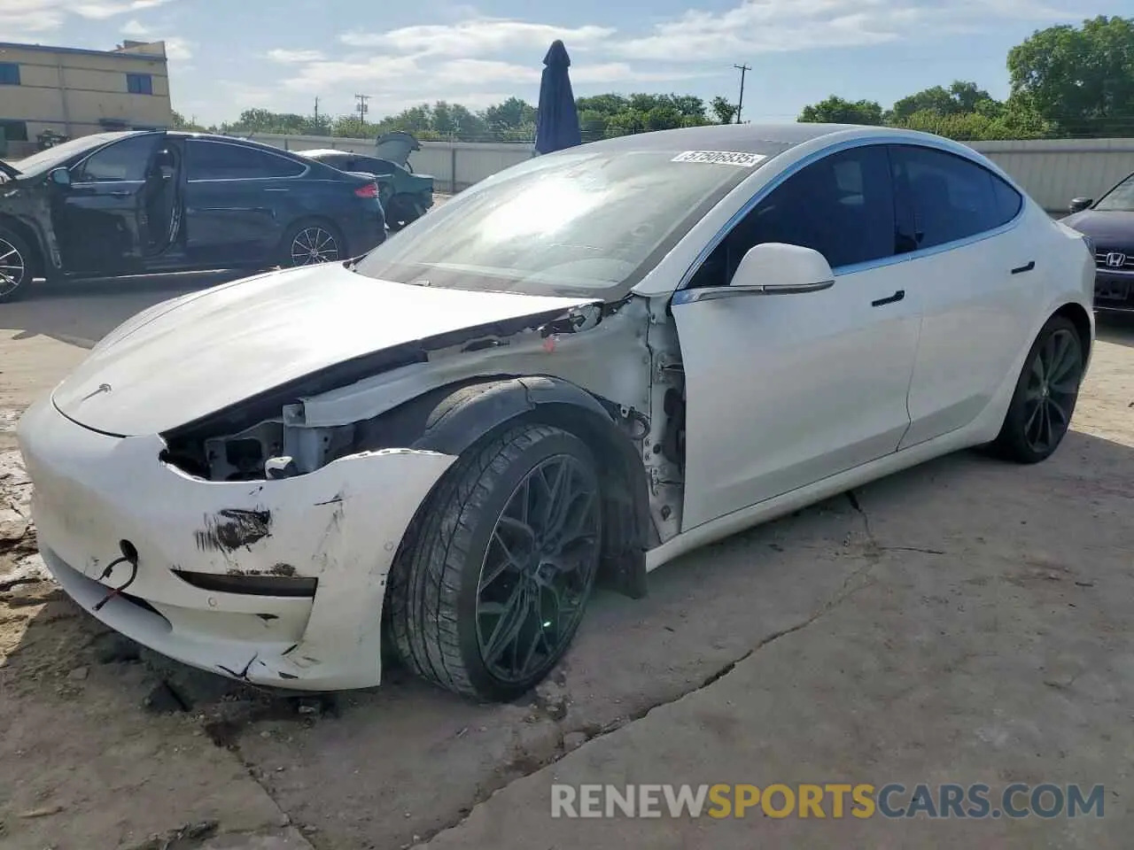 1 fotografías del automóvil dañado 5YJ3E1EC6LF714177 TESLA MODEL 3 2020
