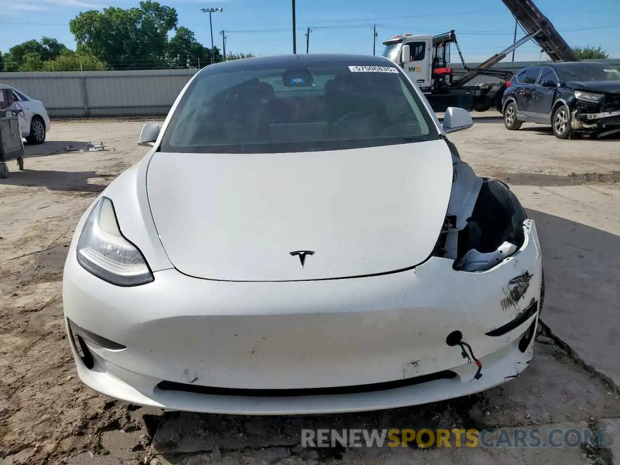 5 fotografías del automóvil dañado 5YJ3E1EC6LF714177 TESLA MODEL 3 2020