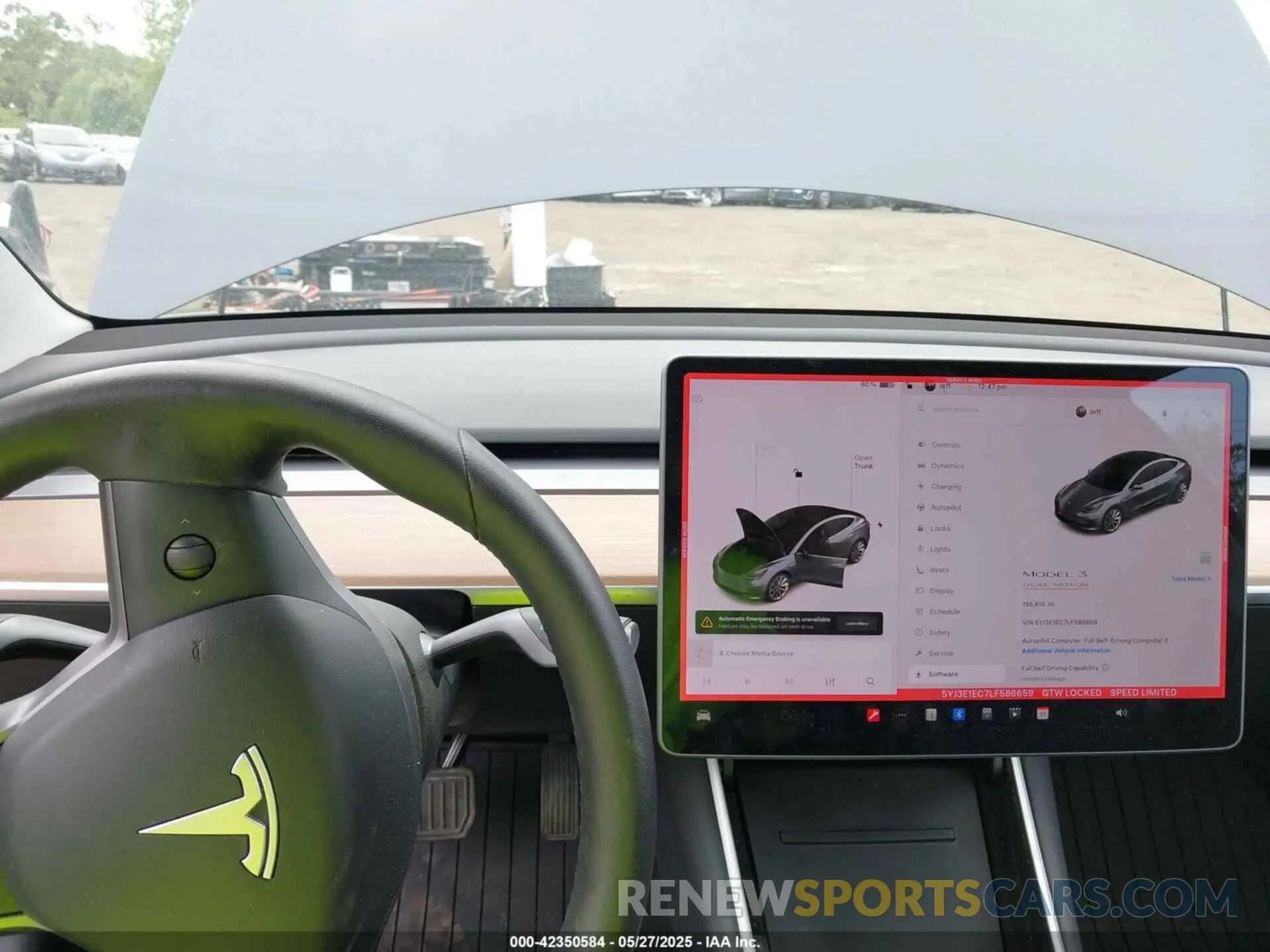18 fotografías del automóvil dañado 5YJ3E1EC7LF586659 TESLA MODEL 3 2020