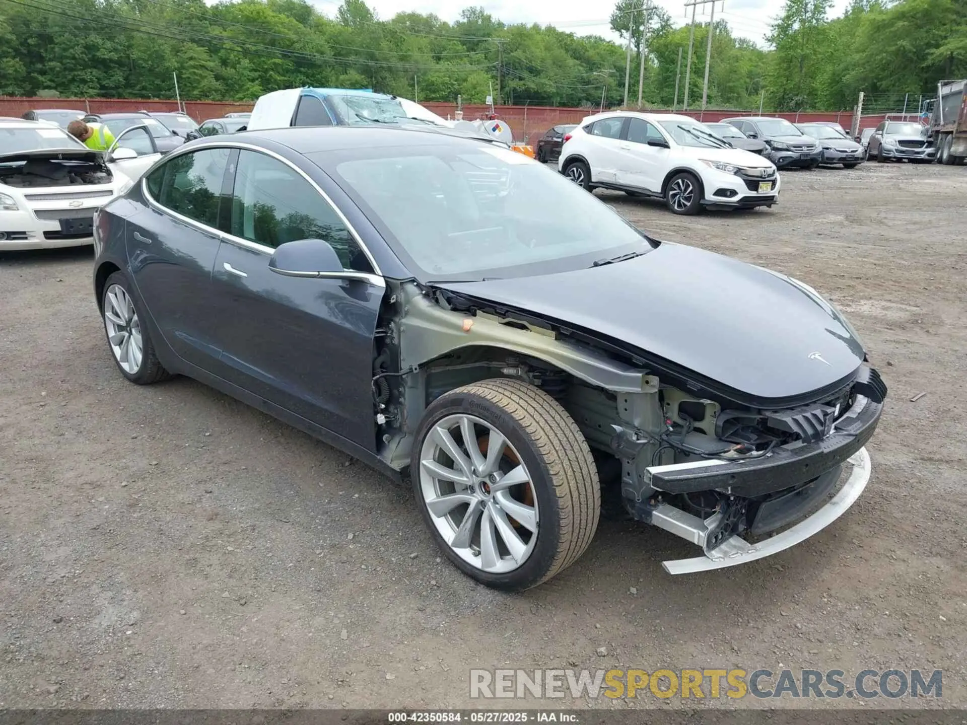6 fotografías del automóvil dañado 5YJ3E1EC7LF586659 TESLA MODEL 3 2020