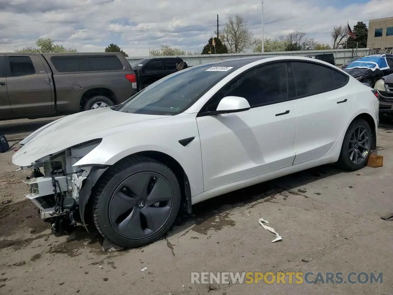 1 fotografías del automóvil dañado 5YJ3E1EC7LF627355 TESLA MODEL 3 2020