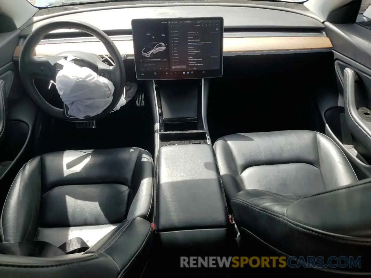 8 fotografías del automóvil dañado 5YJ3E1EC7LF627355 TESLA MODEL 3 2020