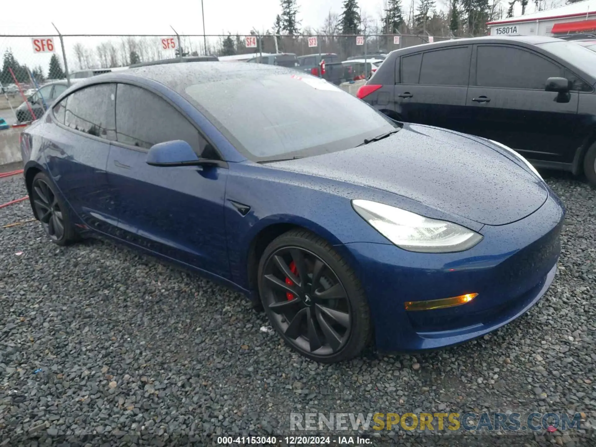 1 fotografías del automóvil dañado 5YJ3E1EC7LF647086 TESLA MODEL 3 2020