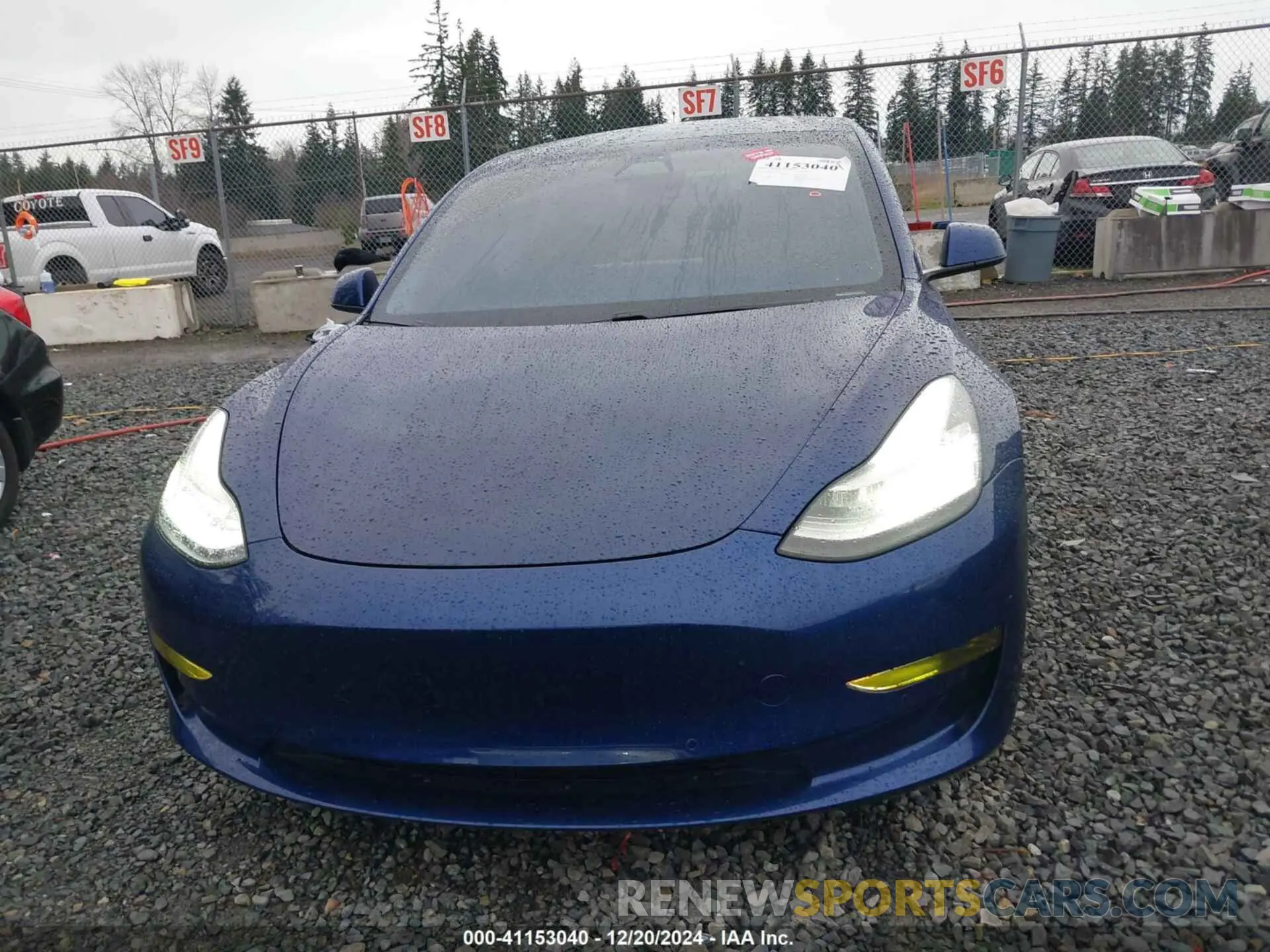 12 fotografías del automóvil dañado 5YJ3E1EC7LF647086 TESLA MODEL 3 2020