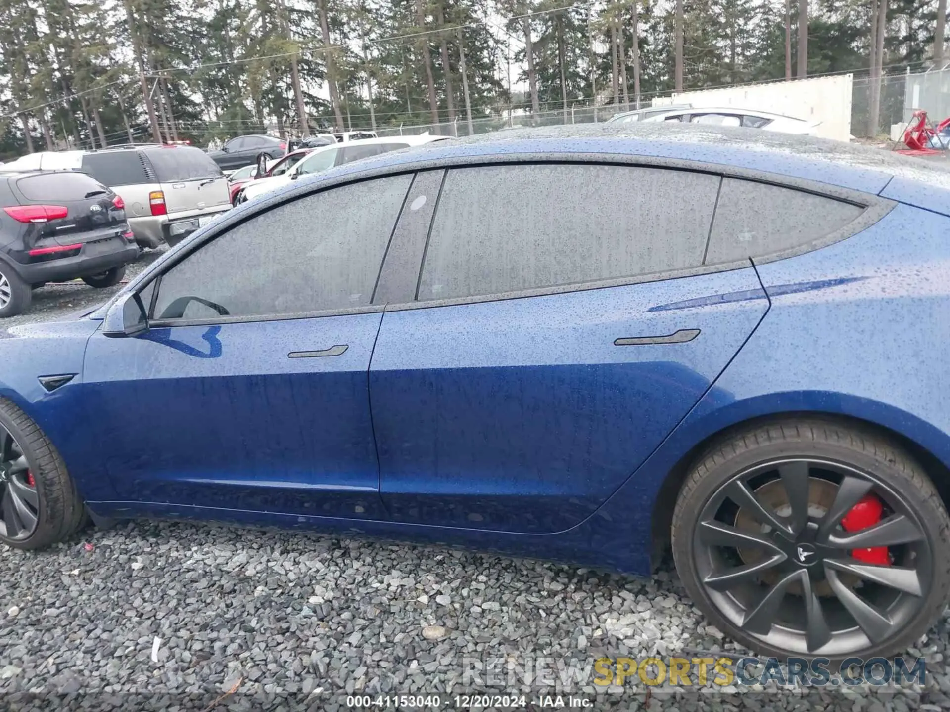 14 fotografías del automóvil dañado 5YJ3E1EC7LF647086 TESLA MODEL 3 2020