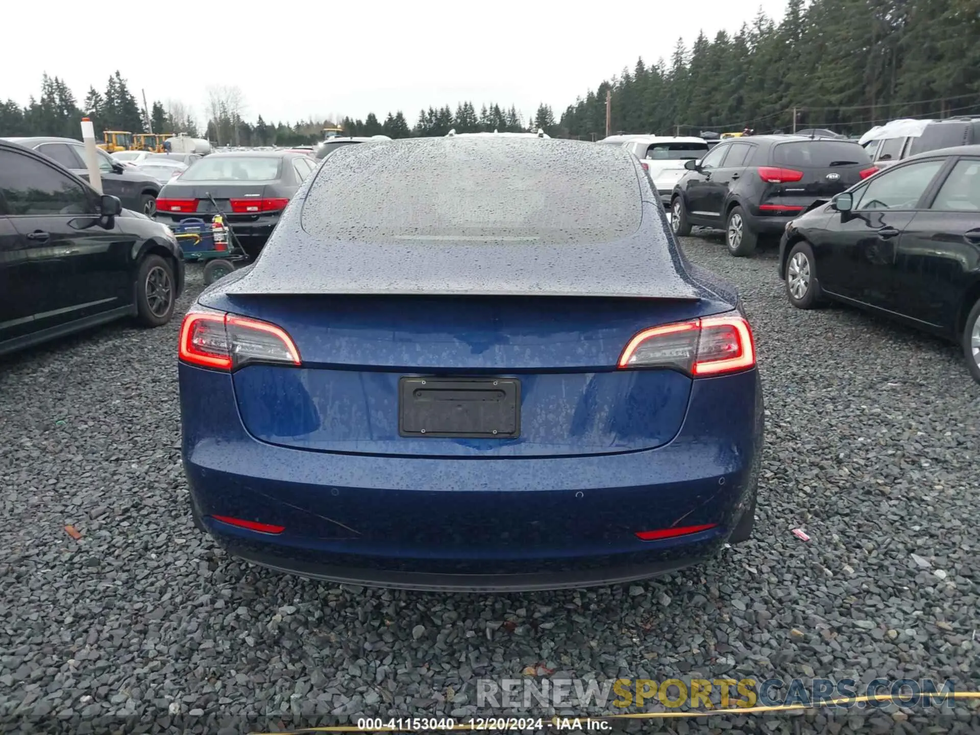 16 fotografías del automóvil dañado 5YJ3E1EC7LF647086 TESLA MODEL 3 2020