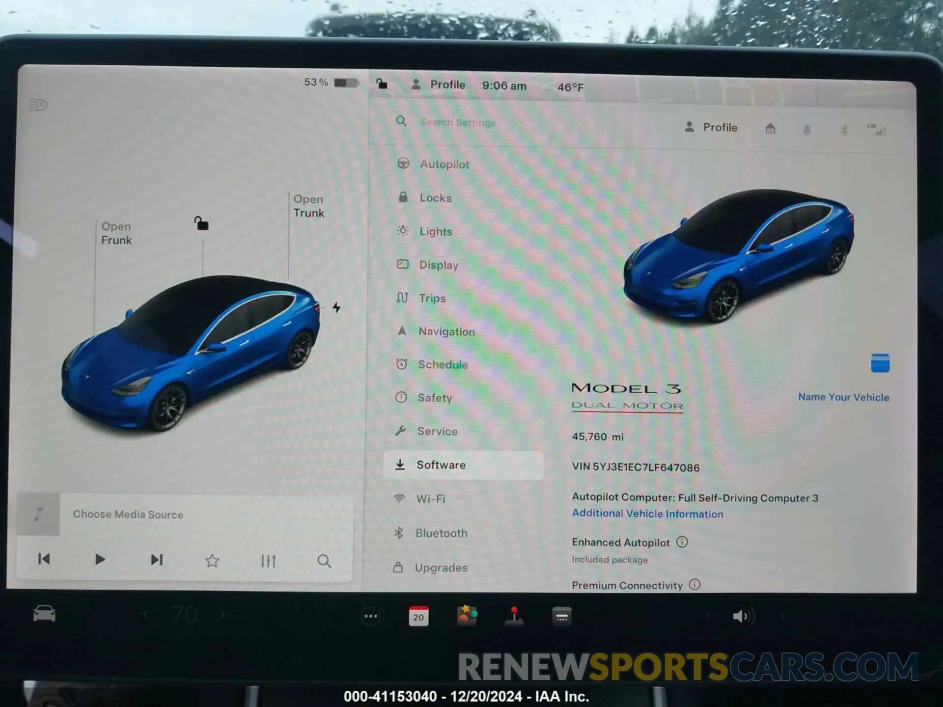 18 fotografías del automóvil dañado 5YJ3E1EC7LF647086 TESLA MODEL 3 2020