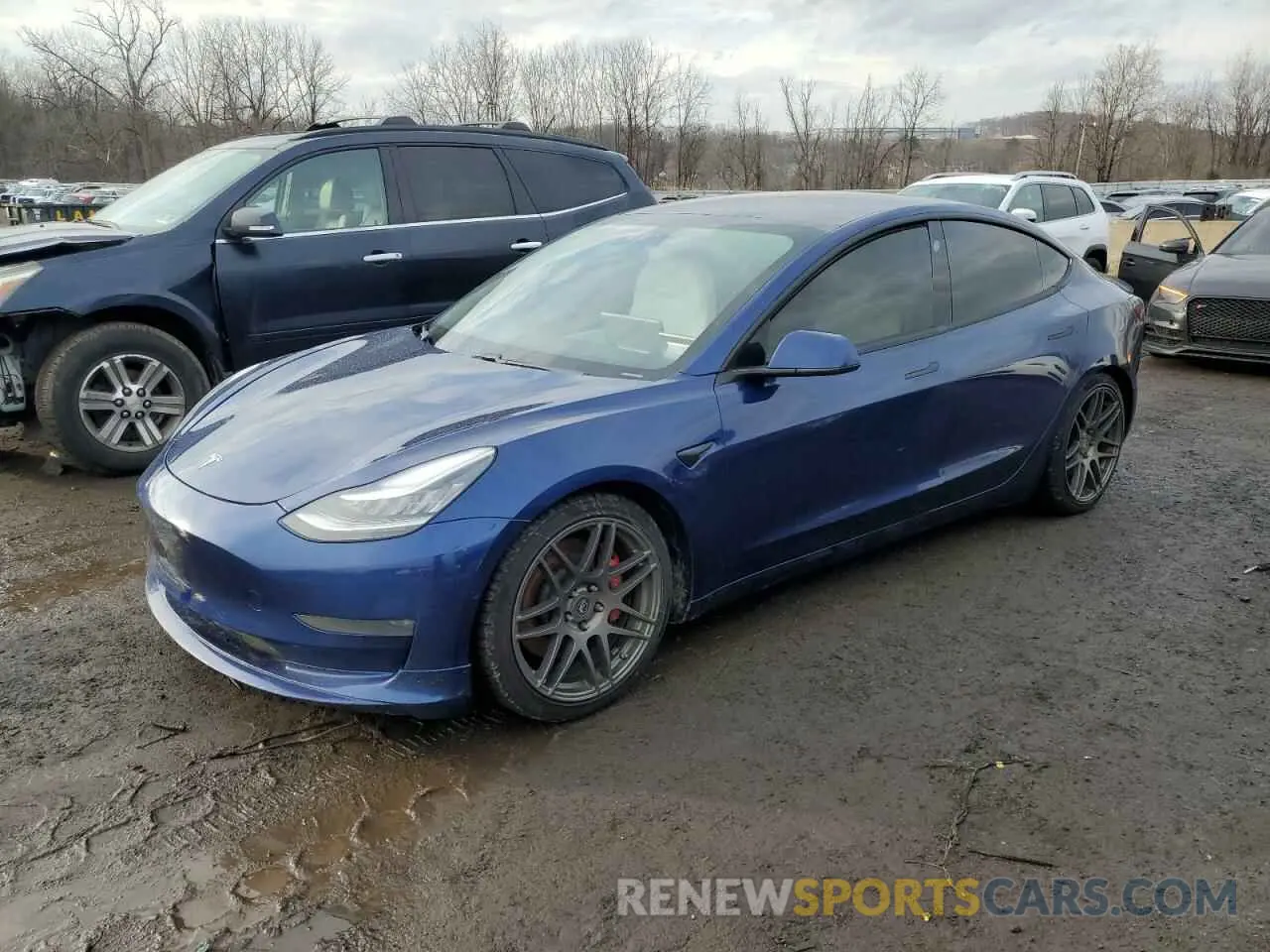 1 fotografías del automóvil dañado 5YJ3E1EC7LF669668 TESLA MODEL 3 2020