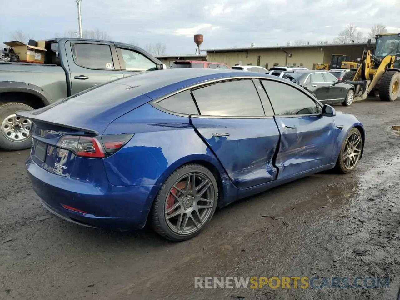 3 fotografías del automóvil dañado 5YJ3E1EC7LF669668 TESLA MODEL 3 2020