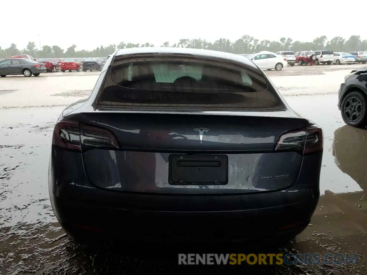 6 fotografías del automóvil dañado 5YJ3E1EC7LF714625 TESLA MODEL 3 2020