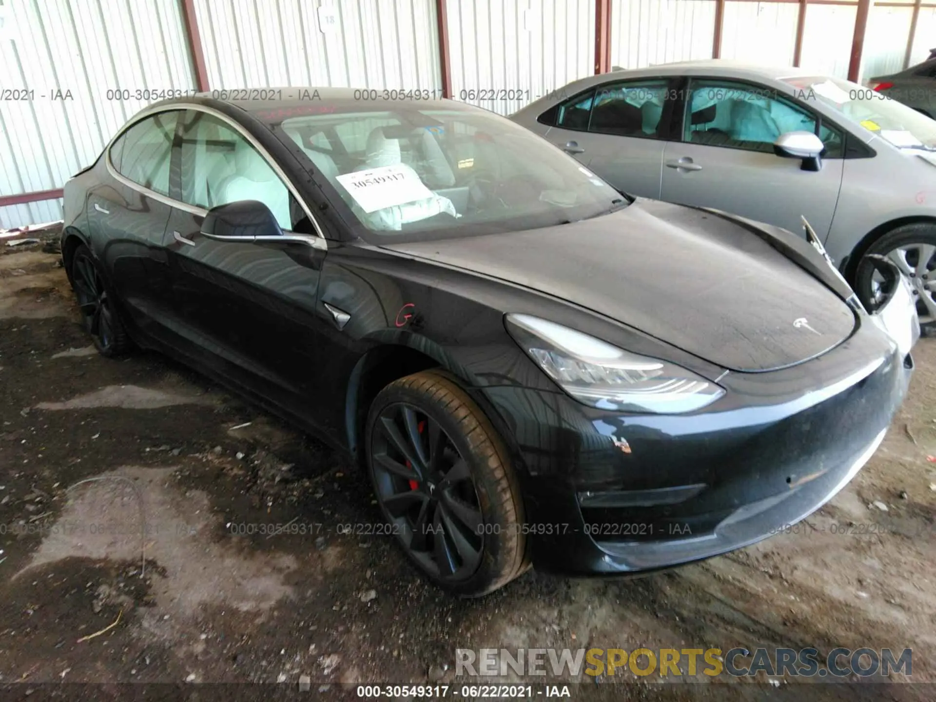 1 fotografías del automóvil dañado 5YJ3E1EC7LF796419 TESLA MODEL 3 2020