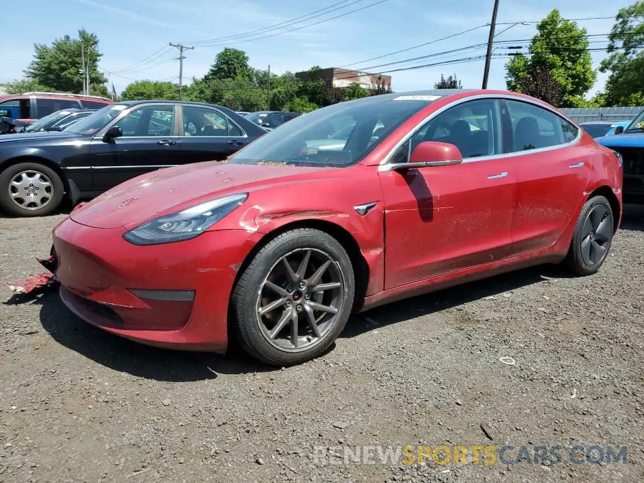 1 fotografías del automóvil dañado 5YJ3E1EC8LF586508 TESLA MODEL 3 2020