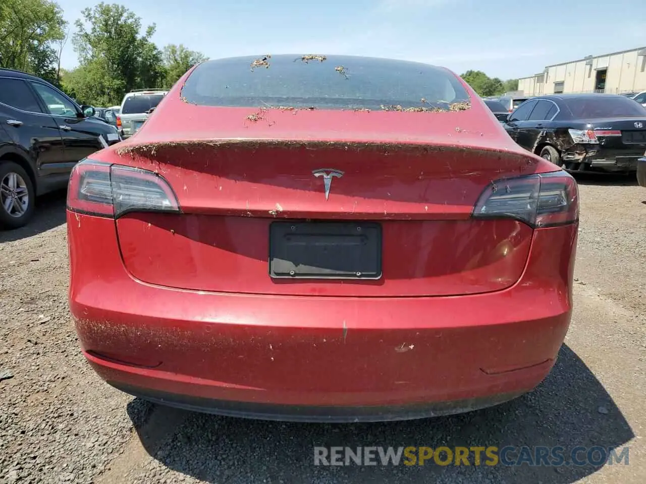 6 fotografías del automóvil dañado 5YJ3E1EC8LF586508 TESLA MODEL 3 2020