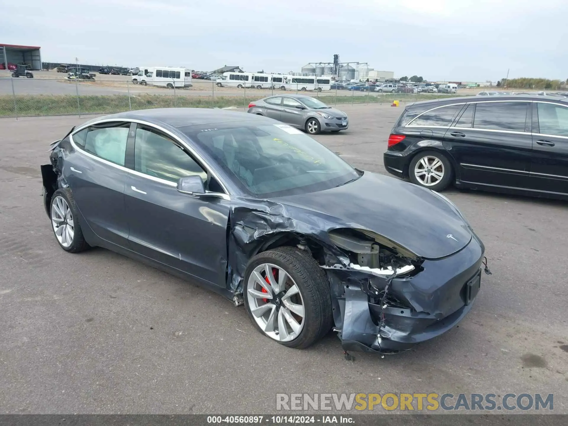 1 fotografías del automóvil dañado 5YJ3E1EC8LF602903 TESLA MODEL 3 2020