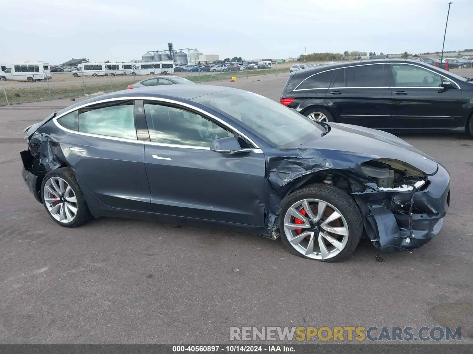 6 fotografías del automóvil dañado 5YJ3E1EC8LF602903 TESLA MODEL 3 2020