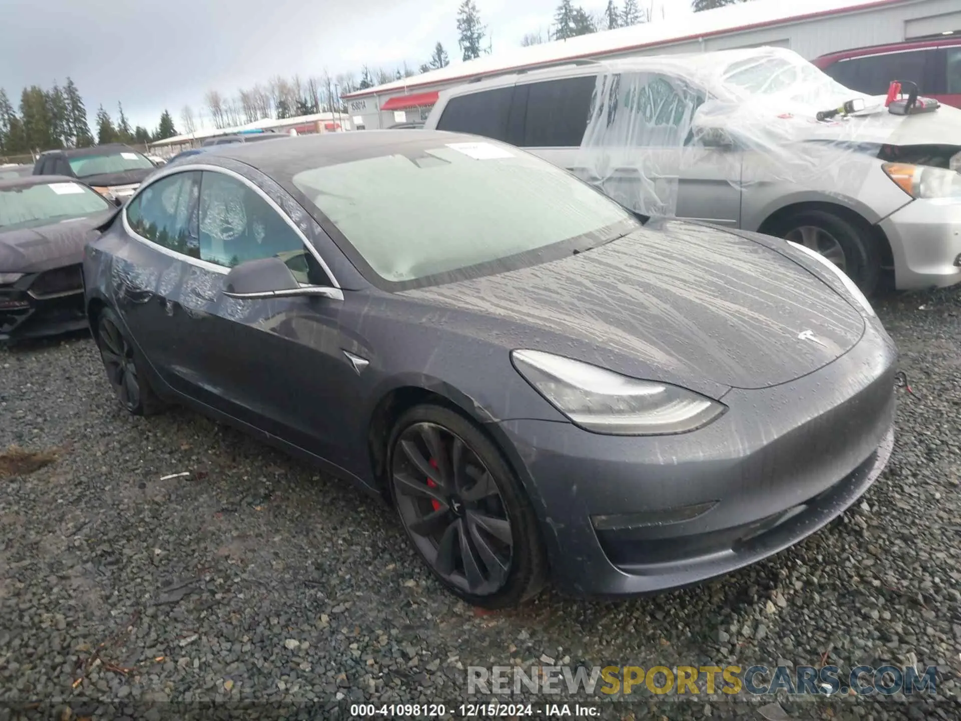 1 fotografías del automóvil dañado 5YJ3E1EC8LF623718 TESLA MODEL 3 2020