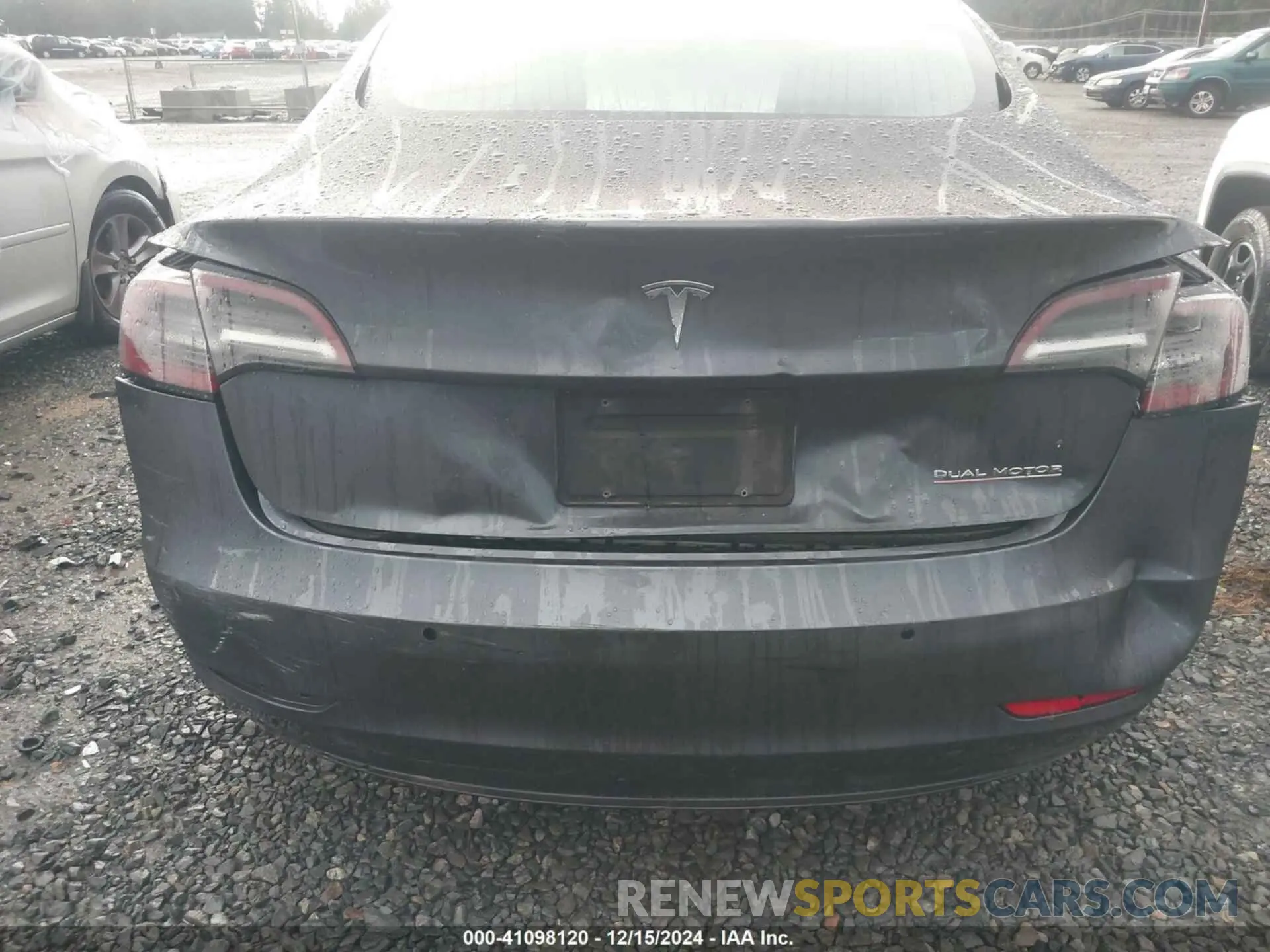 6 fotografías del automóvil dañado 5YJ3E1EC8LF623718 TESLA MODEL 3 2020